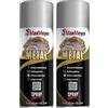 MAXMEYER Spray Metal Argento 0.400 L (Confezione da 2)