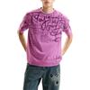 Desigual TS_Lettering - Maglietta da Uomo, Taglia S, Colore: Rosso