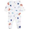 Petit Bateau Abbigliamento Notte Misto, Marshmallow/Multico, 3 Mesi