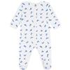 Petit Bateau Abbigliamento Notte Bambino Ragazza, Marshmallow/Crepuscolo, 24 Mesi