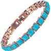YINOX Bracciale in rame puro braccialetto magnetico da uomo alla moda regalo