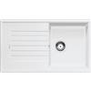 Blanco Lavello 1 Vasca con Gocciolatoio Reversibile Sopratop 86 x 50 cm Silgranit Bianco ZIA 5 S BLANCO 1520515 520515