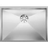 Blanco PRONTA CONSEGNA - SPEDIZIONE IMMEDIATA Lavello Monovasca Sottotop 59 x 44 cm Acciaio Inox 1 Vasca 55 x 40 cm Raggio 0 scarico InFino e troppopieno rettangolare ZEROX 550-U BLANCO 1517247 517247
