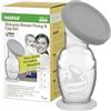 haakaa Tiralatte manuale con base di aspirazione e coperchio in silicone, set da 100 ml