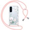 Yoedge Cover con Cordino per Samsung Galaxy A57 5G 6,7, Aesthetic Disegni Fiori Custodia con Collana Tracolla Laccio Collo, Sottile Silicone Antiurto Protettiva Case per Samsung A57,11