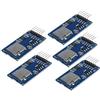 TECNOIOT 5pcs Micro SD Storage Board TF Card Reader Memory Shield Module SPI