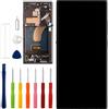 Vvsialeek Display OLED di ricambio compatibile con Galaxy S23 Ultra [6.8] SM-S918B, SM-S918B/DS, SM-S918U, SM-S918U1 LCD Touch Screen con funzione di impronte digitali Toolkit