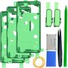 iStable Adesivo Cover Posteriore Compatibile con Samsung Galaxy S10 Nastro di Ricambio Pre-Tagliato per Sportello Batteria, Kit Colla Biadesiva SM-G973F/DS (Confezione da 3)