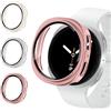 Wowstrap 3 Pezzi Coque pour Samsung Galaxy Watch 8 40mm Vetro Tempourato, Custodia Rigida Protezione Totale Extreme Sottile HD Clear Pellicola Protettiva pour Cover Galaxy Watch 8 40 mm Protettore Schermo