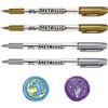 Mogokoyo Set di 4 pennarelli per sigillo di cera, colore oro e argento, per ceralacca (4)