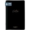 Häfft paper&you® taccuino A6+ a righe Black Edition con 64 pagine, con copertina morbida, mini diario - sostenibile e rispettoso del clima