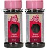 FunCakes Sugar Strands Black: Cake Sprinkles, Ottimo Gusto, Decorazioni di Zucchero, Ottimo per Decorare Torte, Cupcake e Biscotti, Sprinkles, 80 g (Confezione da 2)