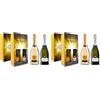 Sant'Orsola - Set Prosecco D.O.C. Millesimato Extra Dry, e Asti D.O.C.G., da Uve Glera e Moscato, Gusto Fresco con Note Fruttate, 2x750 ml (Confezione da 2)