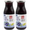 Baule volante Succo di mirtillo selvatico puro biologico - Bevanda naturale senza zuccheri aggiunti - Gusto autentico e intenso (Confezione da 2)