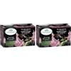 L'Angelica Tè Verde Hojicha con Mora e Fiori di Ciliegio, Te Verde Giapponese con Ingredienti Naturali, Infusi e Tisane, Confezione da 30 Filtri