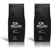 Pellini Top Nobile Caffè in Grani - Caffè Espresso Italiano Intenso e Raffinato, con Note di Mandorla, Nocciola e Cacao, Tostatura Lenta, 200g (Confezione da 2)
