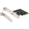 EXSYS Scheda e adattatore Exsys di interfaccia interno PCIe3.0 x4 1xUSB 3.2 Gen2x2 Typo-C 20Gbps [EX-12011]