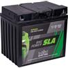 intAct - BATTERIA AGM PER MOTOCICLI | Batteria esente da manutenzione e a prova di perdite | SLA53034, C60-N30-A, batteria da 12V, 30AH (c20), 300A | Dimensioni: 178x124x166mm