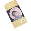 lionelo Bamboo Swaddle mussola per fasciare, grande copertina per neonato in cotone di bambù 100% naturale, dimensioni 120 x 120 cm, piacevole al tatto, tessuto morbido (Lemon)