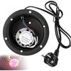 BAIFULAI Motore a sfera a specchio: alloggiamento bianco professionale SKM30 motore per sfera a specchio, motore girevole fino a 30 cm con spina di alimentazione da 1,2 m, per illuminazione palchi e feste