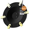 BEOS Premium Robot Tosaerba Tuning - Piatto di Taglio per 6 Lame - per Ecovacs Serie Goat O e Serie Goat G1 - Lame rinforzate in Fibra di Vetro - Ø 188 mm