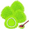 Yuunaie Testine di Ricambio per Mocio, Mocio Panno Pavimento Testine Compatibili con 2 in 1 Turbo EasyWring & Clean Spin Mocio Testina di Mocio per Ricambio