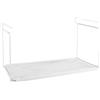 GBKDQQ Cestino sospeso sottoscaffale in metallo con lunghezza regolabile da 38 a 70 cm, organizzatore per armadi da cucina, cestino in metallo da appendere sotto lo scaffale, ripiano sottarmadio per armadi