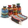 SumDirect, 20 sacchetti per monete in stile etnico egiziano,sacchetti regalo per caramelle, sacchetti in cotone con coulisse per feste, matrimoni, vacanze (10x15CM)
