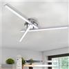 Sweier Plafoniera LED Soffitto, 22W Dimmerabile Lampadario Camera da letto con Telecomando, Moderna Plafoniera Quadrata per Soggiorno Cucina Corridoio