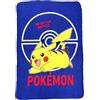 CARTOON Plaid per bambini Pikachu Pokemon morbida coperta in pile 100% Poliestere 100 x 140 cm