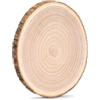 HERZONE Dischi di legno da 35 a 40 cm, spessore approssimativo, piastra in legno levigato rotondo da 2 mm in legno naturale di Paulonia (1)
