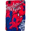 CARTOON Plaid Spiderman Marvel per bambini 100 x 150 cm coperta in pile 100% morbido poliestere 210 gsm