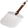 SILBERTHAL Pala per pizza corta - Acciaio inox 30 cm - Manico pieghevole - Proffessionale e rettangolare