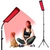 cabpay Lampada a luce rossa per corpo, lampade a luce infrarossa con supporto, 660 nm rosso e 850 nm vicino all'infrarosso dispositivo a luce rossa per tutto il corpo