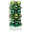 COM-FOUR® 24 Palle di Natale in Vetro, Decorazioni per Albero di Natale, Ø 6 cm