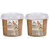Dehner Natura Premium Cibo per Uccelli Selvatici, Crema di Arachidi, Burro di Arachidi in Secchio, Cibo Energetico per Uccelli Selvatici, 2 kg (Confezione da 2)