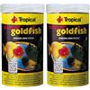 Tropical SUPER GOLDFISH MINI STICKS 250ml / 150g - Mangime di base per teste di leone e altri pesci rossi giapponesi (Confezione da 2)