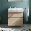 evineo ineo5 evo mobile La: 70 cm, 2 scomparti estraibili, con maniglia incassata, per lavabo Generit Renova Plan,, BE0988OA, ineo5 evo [Mobili da Bagno > Mobili Lavabo]
