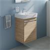 Geberit Renova Plan lavamani, evineo ineo5 evo mobile La: 50 cm, 1 anta, con maniglia incassata,, 501628008+BE0983OA, Renova Plan [Mobili da Bagno > Mobile con Lavamani]