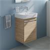 Geberit Renova Plan lavamani, evineo ineo5 evo mobile La: 50 cm, 1 anta, con maniglia incassata,, 501630001+BE0983OA, Renova Plan [Mobili da Bagno > Mobile con Lavamani]