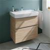 Geberit Renova Plan lavabo, evineo ineo5 evo mobile La: 75 cm, 2 scomparti estraibili, con maniglia incassata,, 501691001+BE0988OA, Renova Plan [Mobili da Bagno > Mobili con Lavabo Integrato]