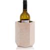 Radicaln Secchio refrigeratore per vino in marmo Verona, 16,5 cm, fatto a mano, 750 ml, refrigeratore per bottiglie di vino e champagne, per feste, cucina, bar, carrello, decorazione per raffreddare e