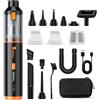 RABIGALA Aspirapolvere portatile a batteria 4 in 1, 30000PA per auto ad alte prestazioni, vincitore del test della batteria, 3 marce, 280000 giri/min, pour Voiture, Cuisine, PC, canapé, Bureau