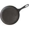 VICTORIA Padella per Grigliare Ghisa Stagionata, Induzione Comal per Pizza 26,6cm per Fuoco, Barbecue, Forno, Vetroceramica, Gas, Cast Iron Skillet Priva di Sostanze Tossiche e senza PTFE