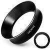 MICXNIC Imbuto dosatore da 54 mm, anello dosatore per espresso con 8 magneti, imbuto dosatore per caffè più alto 2 cm per portafiltro Breville salvia da 54 mm, accessori in alluminio per macchine da