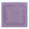 HOMESCAPES Piccolo tappetino da bagno di lusso, 1600 g/m², extra morbido, 100% cotone, reversibile, antiscivolo, lavabile, super assorbente, ad asciugatura rapida, colore lilla viola, 50 x 50 cm