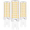 ZHENMING Lampadine LED dimmerabili G9 bianco caldo 6 W equivalente 60 W - 80 W lampadina alogena 806LM per luci dimmerabili lampadari luci camera da letto, confezione da 3