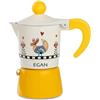 Egan Moka Collezione Cocoricò. Oggetto Realizzato in Alluminio Giallo. La referenza è 228069