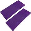 WESTEND CHOICE Fasce per capelli larghe 9 cm, confezione da 2, morbide, in tinta unita, elastiche, unisex, per donne e uomini, palestra, yoga, colore viola