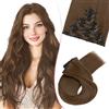 SEGO Pro 66cm Extension Capelli a Clip 8 PCS Capelli Sintetici Naturali Lisci Parrucca Donna Clip in Hair Extensions (#12 Marrone Medio,175g)